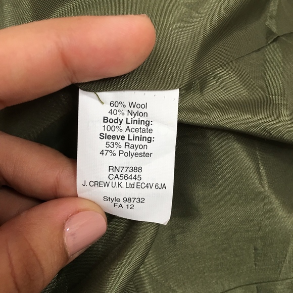 J. Crew Schoolboy Houndstooth Blazer Jacket Size 4 - Picture 8 of 8